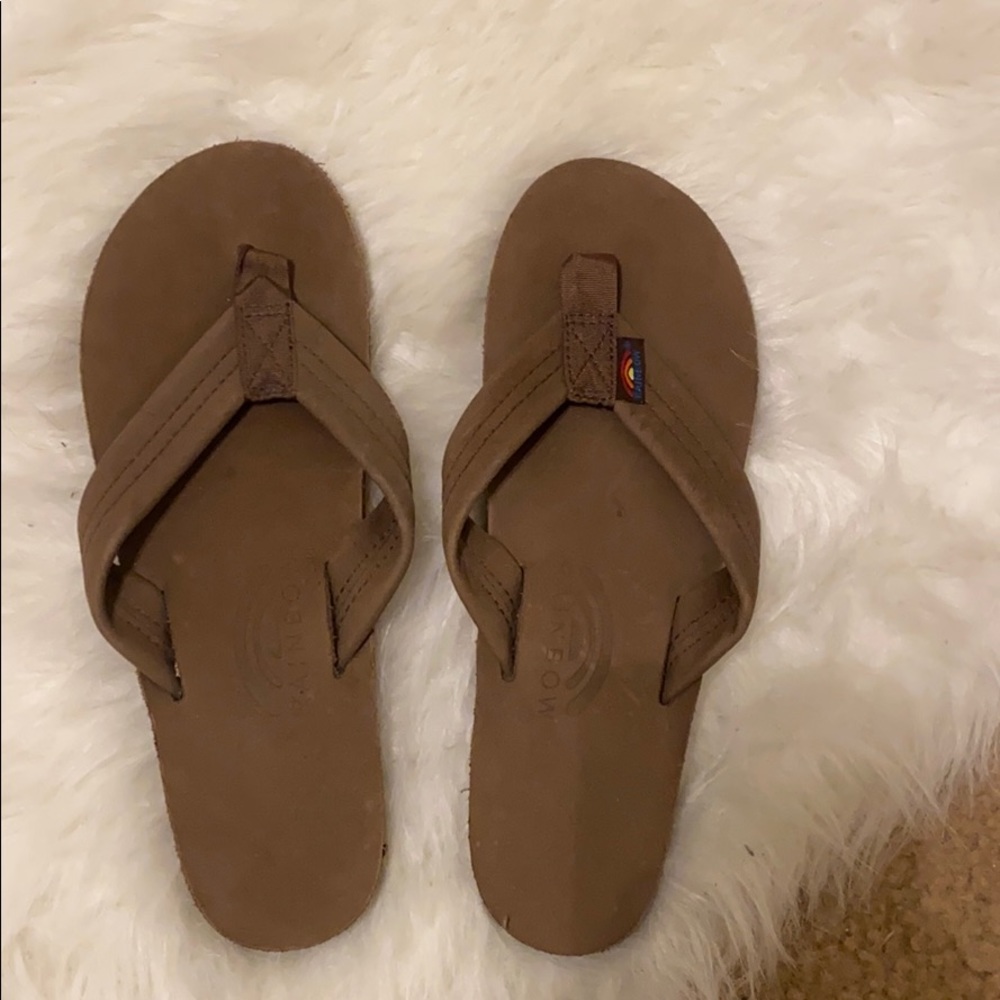 Brown rainbow sandals